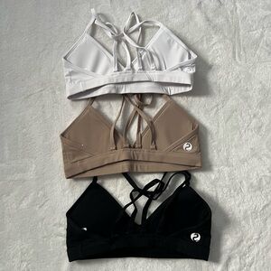 Strappy back sports bra